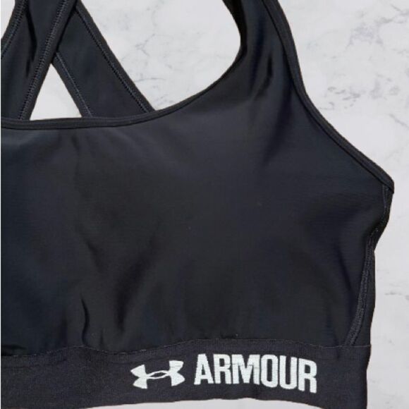 Under Armour Women's Black Sports Bra - Picture 2 of 3